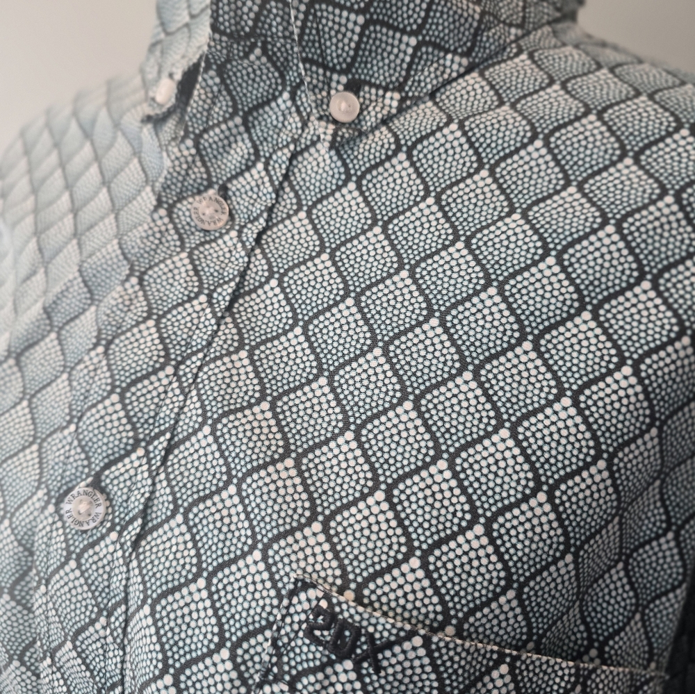 Wrangler Performance Button Down Western Cowboy S… - image 4